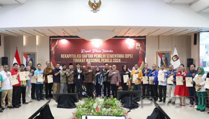 Rapat Pleno Terbuka DPS Pemilu 2024, 205 Juta Pemilih