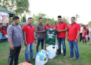 Pon Yahya Buka Liga ESPEKA Di Lapangan Sepakbola Simpang Kramat , Aceh Utara