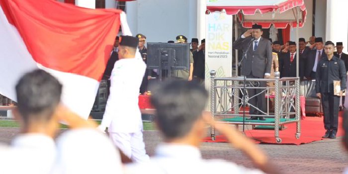 M. Jafar Inspektur Upacara Hari Pendidikan Nasional 2023 di Aceh