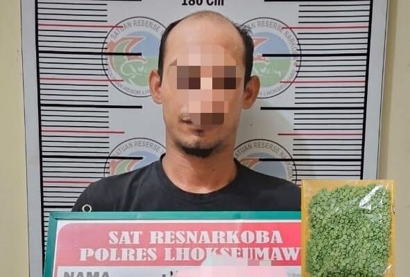 Polisi Sikat Pengedar Pil Ekstasi di Kota Lhokseumawe