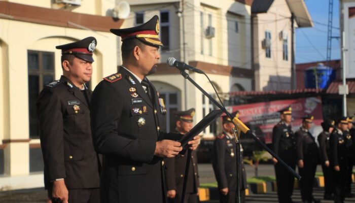 Kapolres Lhokseumawe AKBP Henki Ismanto Pimpin Upacara Hari Lahir Pancasila 