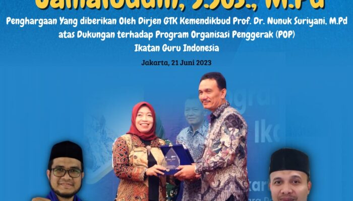 Dinas Pendidikan Dan Kebudayaan Aceh Utara Dapat Penghargaan POP