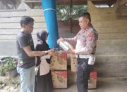 Polres Aceh Utara Serahkan Bantun Ke Balai Pengajian di Alue Leuhob