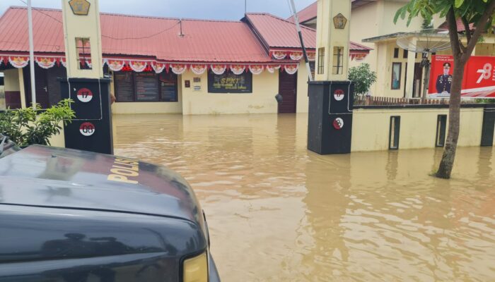 Kantor Polsek dan 18 Desa di Kecamatan Matangkuli Terendam Banjir