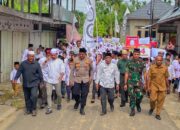 Sambut Maulid Nabi Muhammad SAW, Ribuan Masyarakat di Kecamatan Paya Bakong Sholawat Keliling