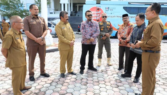 Pemkab Aceh Utara Sambut Kedatangan Roadshow Bus KPK RI 2023