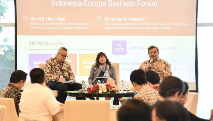 Indonesia Perkuat Kemitraan Bisnis dengan Eropa melalui Indonesia-Europe Bisnis Forum (IEBF) 2023