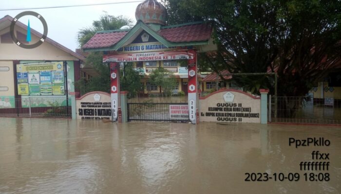 Dampak Banjir, 300 Siswa Diliburkan di Matangkuli Aceh Utara