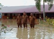 Kadis PK Aceh Utara Jamaluddin Tinjau sejumlah Sekolah Dampak Banjir