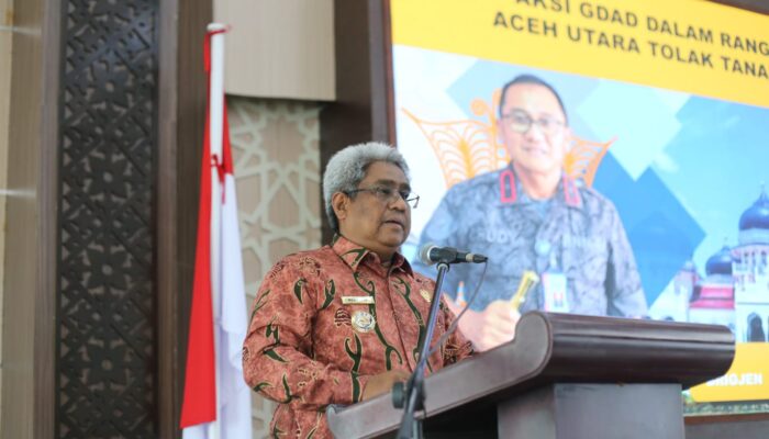 Pj Bupati Mahyuzar Apresiasi Aksi GDAD BNN di Aceh Utara