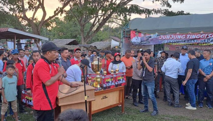 Ini Dia Para Juara Turnamen Sepak Bola Piala Ketua DPRK Aceh Utara