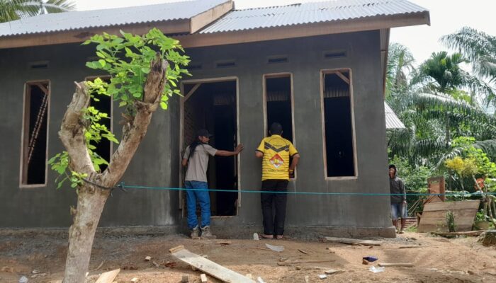 Patransip Aceh Utara Rampungkan Bedah Rumah Nek Kaliah Gampong Blang Reubek Lhoksukon