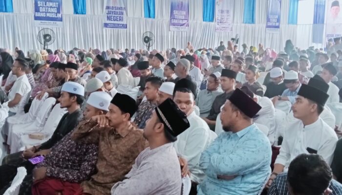 Ratusan Santri Deklarasikan Dukungan untuk Muslim Demokrat Lanjutkan Ke DPR RI