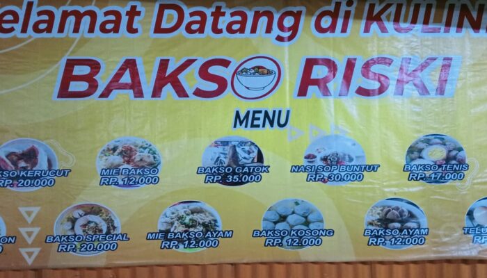 Bakso Riski Simpang Rangkaya, Sensasi Kuliner Menggugah Selera 