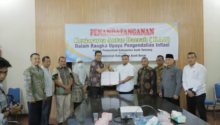 PEMKAB ACEH TAMIANG TEKEN KAD DENGAN KABUPATEN ACEH BESAR