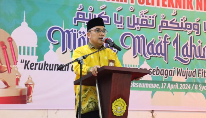 Perkuat Silaturrahmi dan Sinergitas, Politeknik Negeri Lhokseumawe Gelar Halal Bi Halal