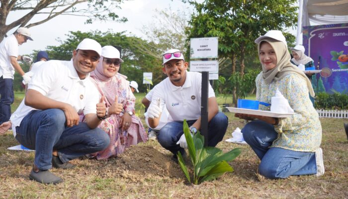 Peringati HUT PT Pupuk Indonesia Yang Ke-12 Tahun, PT PIM Tanam 750 Pohon