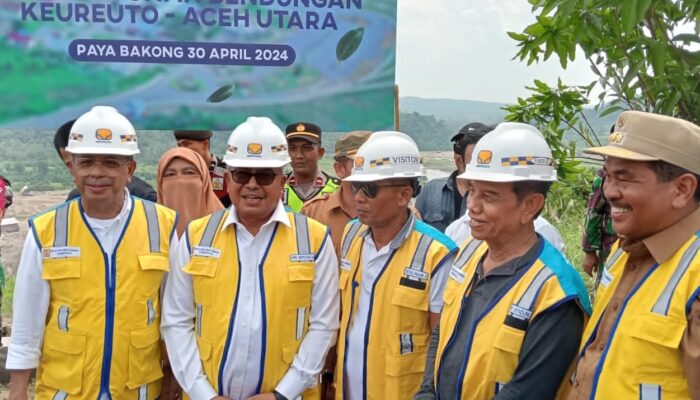 Proses Proyek Bendungan Krueng Keureuto Sudah capai 91,8 Persen