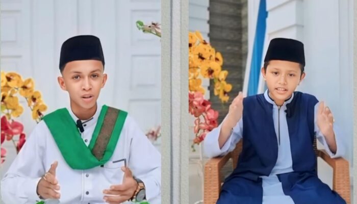 Putra Bung Hatta PNL, Teuku Rassya dan Teuku Salman Juara II Lomba Pidato Da’i Online Se Indonesia 2024.