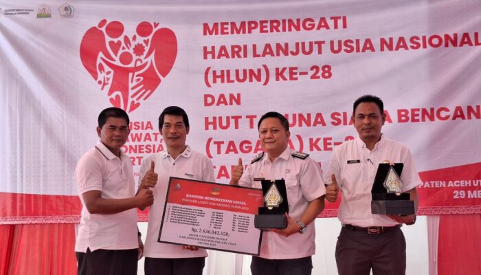 Kementerian Sosial serahkan bantuan senilai 2,6 milyar di Kecamatan Meurah Mulia