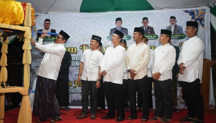 A Hanan bersama unsur Forkopimda Pukul Bedug di Malam Takbiran Idul Adha 1445 H