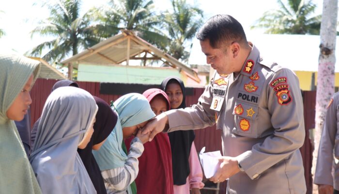 Kapolres Aceh Utara Gelar Bakti Sosial Peringati Hari Bhayangkara ke-78