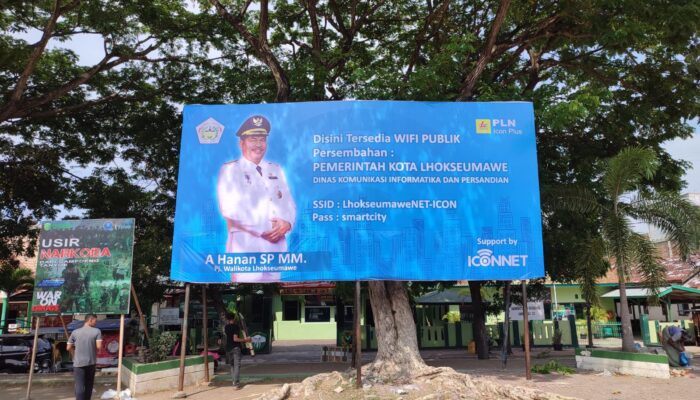 Kota Lhokseumawe Sediakan WiFi Gratis di Ruang Publik