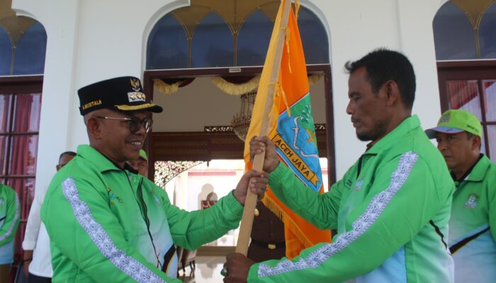 Pj. Bupati Aceh Jaya Lepas 93 Atlet dan Official Kontingen POPDA Aceh XVII Tahun 2024