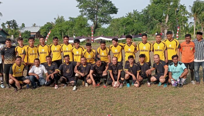 Kalahkan RRI FC, Lorong 5 Pimpin Klasemen Dusun Cup Teumpok Teungoh