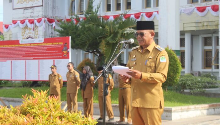 Pemerintah Aceh Jaya Laksanakan Apel Netralitas ASN Jelang Pilkada