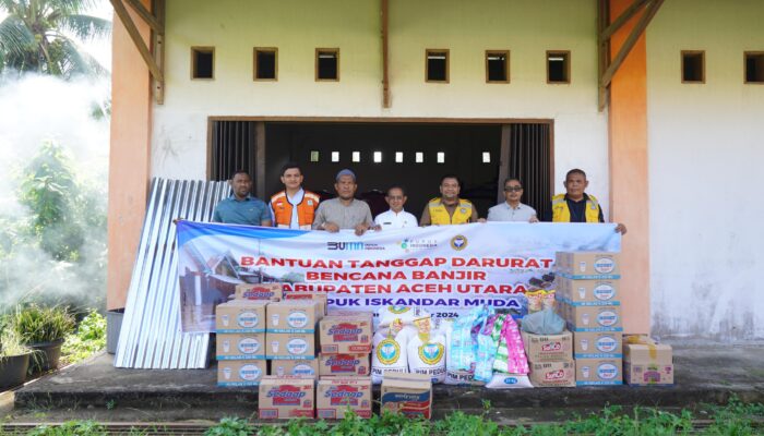 PT Pupuk Iskandar Muda Salurkan Bantuan Pemulihan Pasca-Bencana di Aceh Utara dan Aceh Tamiang