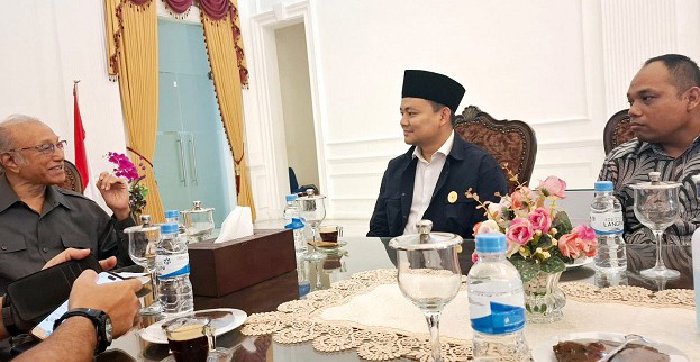 Arya Sandiyudha Wakil Ketua Komisi Informasi Pusat Silaturahmi dengan Wali Nanggroe Aceh