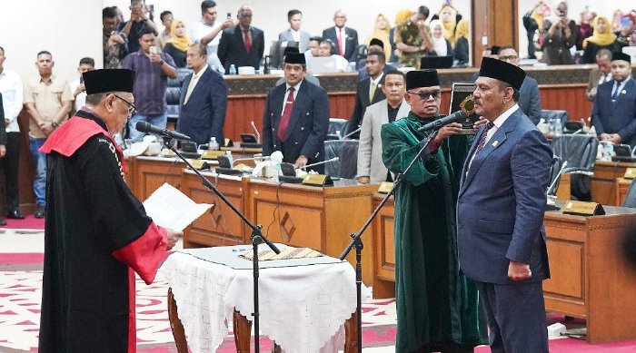 H. Ali Basrah, S.Pd, M.M sebagai Wakil Ketua DPRA untuk periode 2024-2029